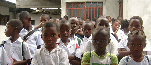 Sunday School students attending Fifth Church of Christ, Scientist, Kinshasa, in the Democratic Republic of Congo